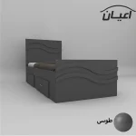 تخت خواب یکنفره اعیان مدل FH580 سایز 90x200 سانتی متر - Image 3