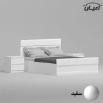 سرویس خواب دونفره اعیان مدل FH864 سایز 160x200 سانتی متر  مجموعه سه عددی - Image 2