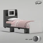 تخت خواب ملامینه یک نفره اعیان مدل FH980 سایز 80x180 سانتی متر - Image 8