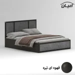تخت خواب ملامینه دو نفره اعیان مدل FH958 سایز 160x200 سانتی متر - Image 2