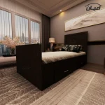 تخت خواب یکنفره اعیان مدل FH400 سایز 90x200 سانتی متر - Image 10