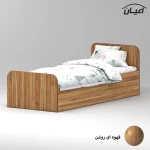 تخت خواب ملامینه یک نفره اعیان مدل FH930 سایز 80x180 سانتی متر - Image 5