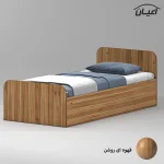 تخت خواب ملامینه یک نفره اعیان مدل FH931 سایز 90x200 سانتی متر - Image 2