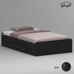 تخت خواب ملامینه یک نفره اعیان مدل FH968 سایز 120x200 سانتی متر - Image 4