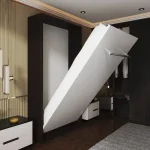 تخت خواب تاشو یکنفره اعیان مدل FH201 سایز 200x90 سانتی متر