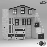 تخت خواب ام دی اف یک نفره اعیان مدل FH926 سایز 90x200 سانتی متر - Image 16