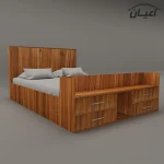 تخت خواب دونفره اعیان مدل FH361 سایز 160x200 سانتی متر - Image 7