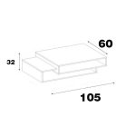 میز جلومبلی اعیان مدل FH206 - Image 2