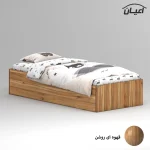 تخت خواب ملامینه یک نفره اعیان مدل FH940 سایز 80x180 سانتی متر - Image 2