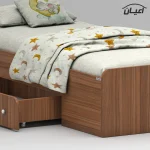 تخت خواب ملامینه یک نفره اعیان مدل FH966 سایز 80x180 سانتی متر - Image 10