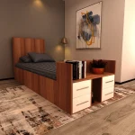 تخت خواب یکنفره اعیان مدل FH362 سایز 90x200 سانتی متر
