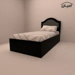 تخت خواب یکنفره اعیان مدل FH370 سایز 90x200 سانتی متر - Image 3
