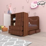 سرویس تختخواب و کمد کودک اعیان طرح تدی مدل FH482 مجموعه دو عددی - Image 7