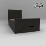 تخت خواب یک نفره اعیان مدل FH468 سایز 90x200 سانتی متر - Image 5