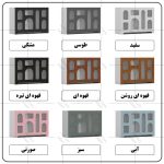 کتابخانه سه طبقه اعیان مدل FH806 - Image 12