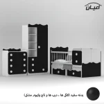سرویس خواب کودک و نوزاد  اعیان مدل FH893 مجموعه سه عددی - Image 6