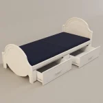 تخت خواب یکنفره اعیان مدل FH278 سایز 90x200 سانتی متر - Image 5