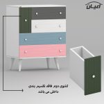 کنسول اعیان مدل کافه بار کد FH945 طول 80 سانتی متر - Image 17