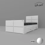 تخت خواب یک نفره اعیان مدل FH535 طرح اسپرت سایز 200×120 سانتی متر - Image 2