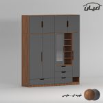 کمد لباس چندمنظوره اعیان مدل FH962 طول 200 سانتی متر مجموعه شش عددی - Image 9