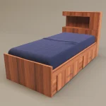 تخت خواب یک نفره  مدل FH302 سایز 220x96 سانتی متر - Image 2
