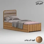 تخت خواب ملامینه یک نفره اعیان مدل FH952 سایز 90x200 سانتی متر - Image 12