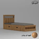 تخت خواب یکنفره اعیان مدل FH702 - Image 4