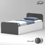 تخت خواب ملامینه یک نفره اعیان مدل FH931 سایز 90x200 سانتی متر - Image 6