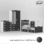 سرویس خواب کودک و نوزاد  اعیان مدل FH893 مجموعه سه عددی - Image 5