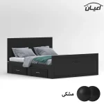 تخت خواب دونفره اعیان مدل FH402 سایز 160x200 سانتی متر - Image 4
