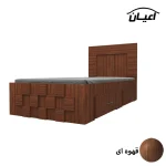 تخت خواب اعیان مدل FH614 یکنفره سایز 90x200 سانتی متر - Image 4