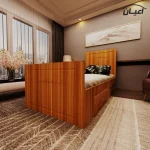 تخت خواب یکنفره اعیان مدل FH400 سایز 90x200 سانتی متر - Image 7