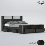 تخت خواب دونفره اعیان مدل FH822 سایز 160x200 سانتی متر - Image 8