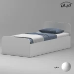 تخت خواب ملامینه یک نفره اعیان مدل FH931 سایز 90x200 سانتی متر - Image 4