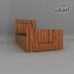 تخت خواب یک نفره اعیان مدل FH468 سایز 90x200 سانتی متر - Image 8