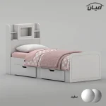تخت خواب ملامینه یک نفره اعیان مدل FH980 سایز 80x180 سانتی متر - Image 13