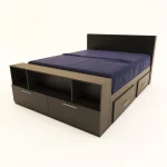 تخت خواب دو نفره مدل FH296 سایز 166x245 سانتی متر