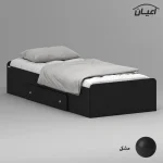 تخت خواب ملامینه یک نفره اعیان مدل FH967 سایز 90x200 سانتی متر - Image 4
