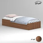 تخت خواب ملامینه یک نفره اعیان مدل FH941 سایز 90x200 سانتی متر - Image 2
