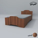 تخت خواب یکنفره اعیان مدل FH597 سایز 90x200 سانتی متر - Image 3