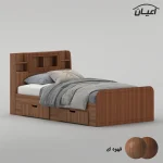 تخت خواب ملامینه یک نفره اعیان مدل FH982 سایز 120x200 سانتی متر - Image 6