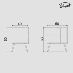 میز پاتختی اعیان مدل FH410 - Image 3