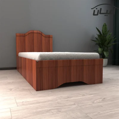 تخت خواب یکنفره اعیان مدل FH424 سایز 90x200 سانتی متر