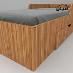 تخت خواب یکنفره اعیان مدل FH659 - Image 3