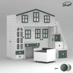 تخت خواب ام دی اف یک نفره اعیان مدل FH926 سایز 90x200 سانتی متر - Image 10