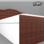 تخت خواب دونفره اعیان مدل FH423 سایز 160x200 سانتی متر - Image 7