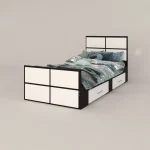 تخت خواب یکنفره اعیان مدل FH336 سایز 90x200 سانتی متر - Image 8