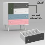 کنسول اعیان مدل کافه بار کد FH945 طول 80 سانتی متر - Image 16