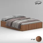 تخت خواب ملامینه دو نفره اعیان مدل FH943 سایز 160x200 سانتی متر - Image 6
