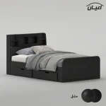 تخت خواب ملامینه یک نفره اعیان مدل FH982 سایز 120x200 سانتی متر - Image 4